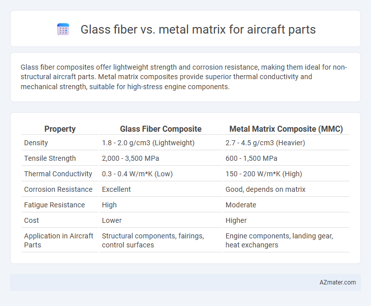 Glass fiber vs. metal matrix for aircraft parts - What is The Difference?