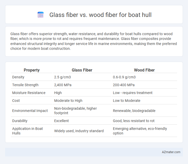 Glass fiber vs. wood fiber for boat hull - What is The Difference?