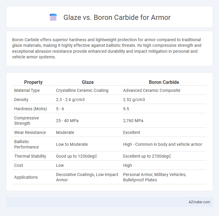 Glaze vs. Boron Carbide for Armor - What is The Difference?