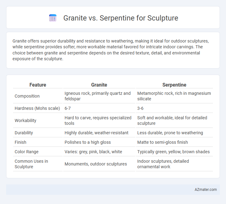 Granite vs. Serpentine for Sculpture - What is The Difference?