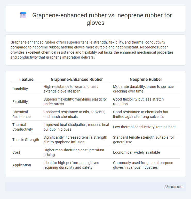 Graphene-enhanced rubber vs. neoprene rubber for gloves - What is The Difference?