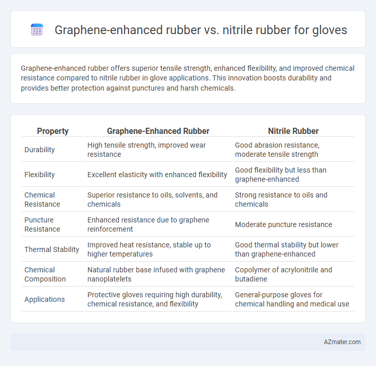 Graphene-enhanced rubber vs. nitrile rubber for gloves - What is The Difference?