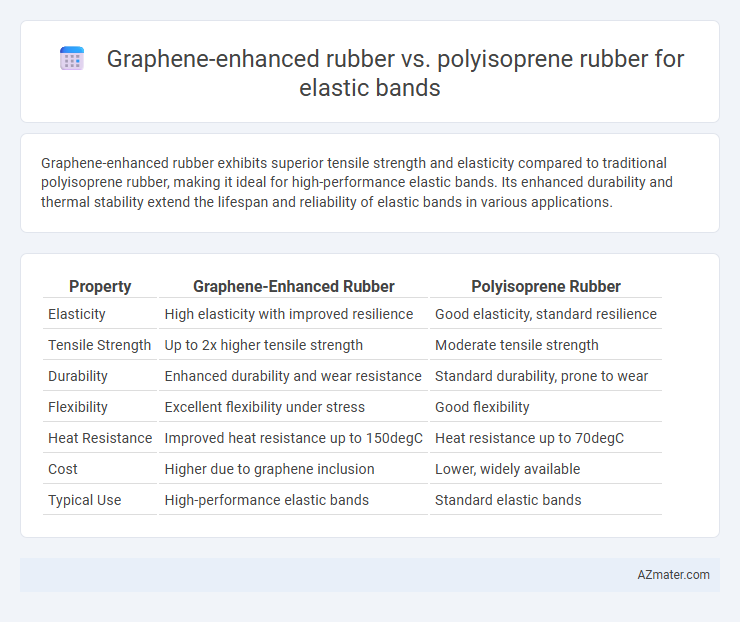 Graphene-enhanced rubber vs. polyisoprene rubber for elastic bands - What is The Difference?