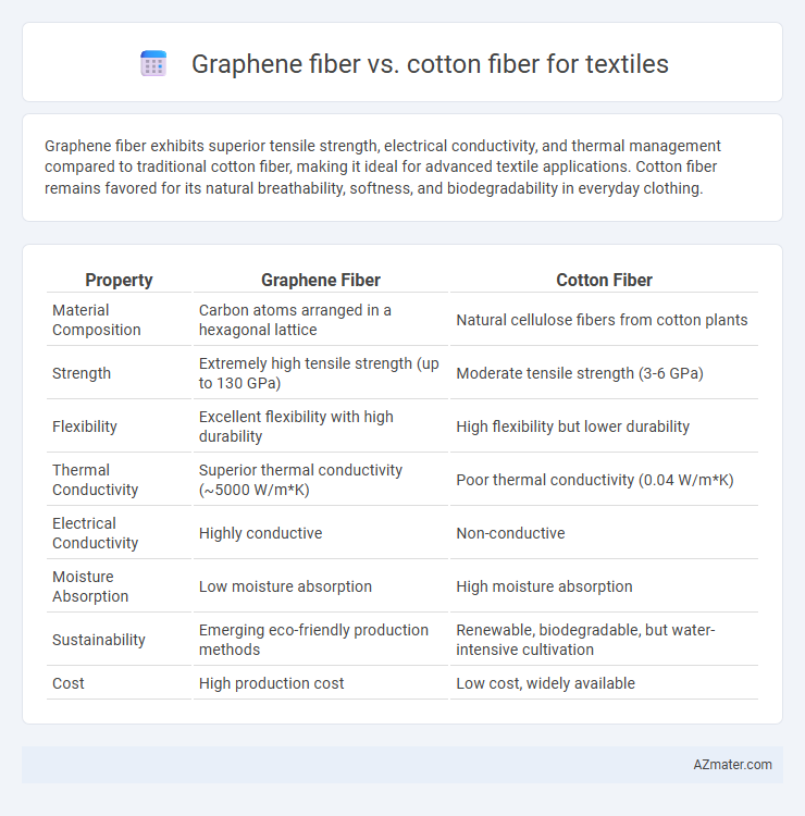 Graphene fiber vs. cotton fiber for textiles - What is The Difference?