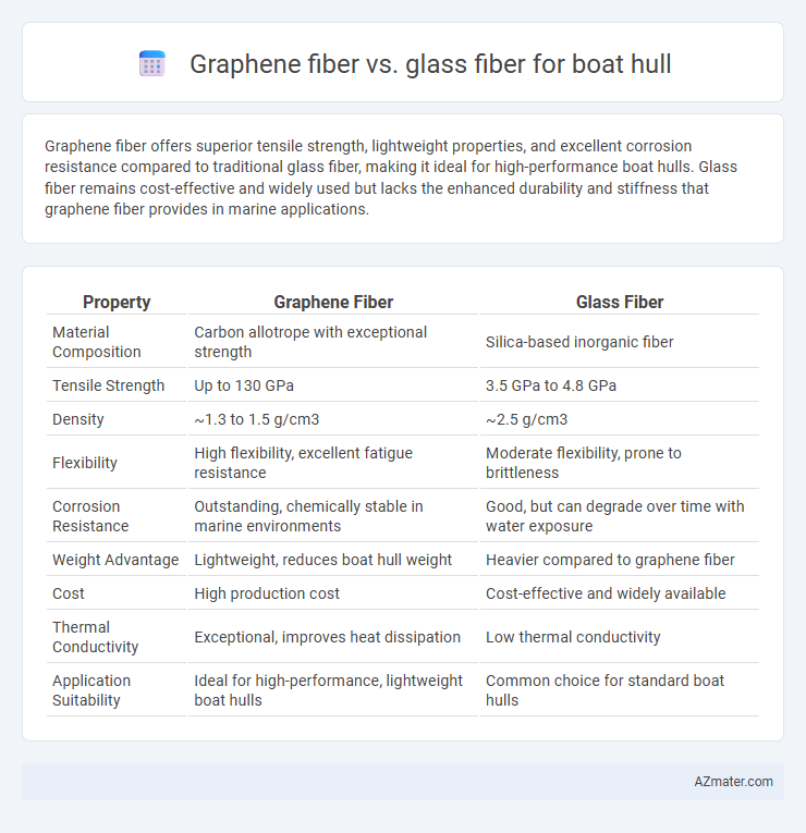 Graphene fiber vs. glass fiber for boat hull - What is The Difference?