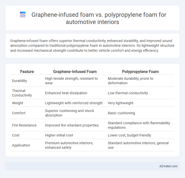 Graphene-infused foam vs. polypropylene foam for automotive interiors - What is The Difference?