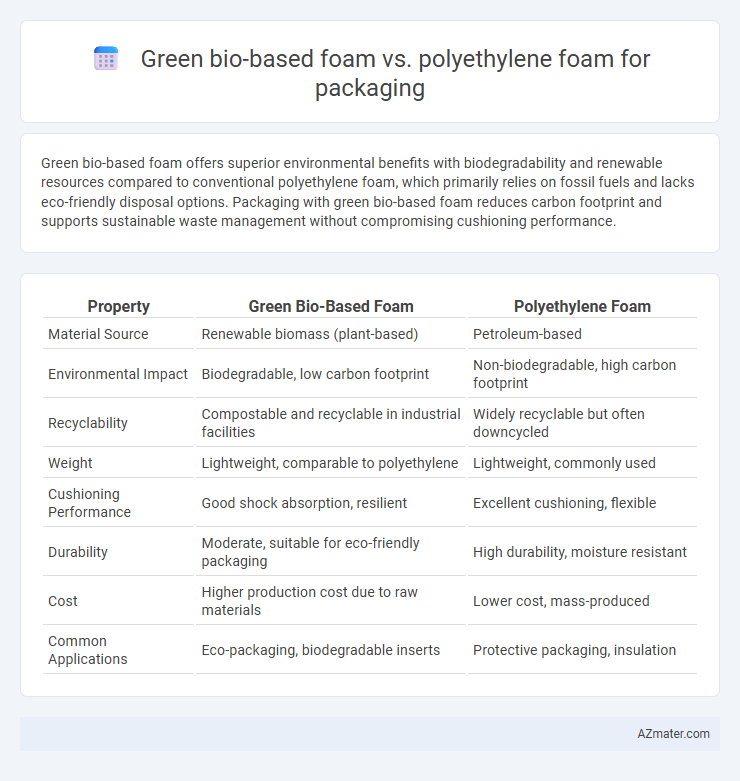 Green bio-based foam vs. polyethylene foam for packaging - What is The Difference?