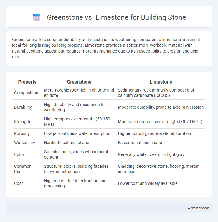 Greenstone vs. Limestone for Building Stone - What is The Difference?