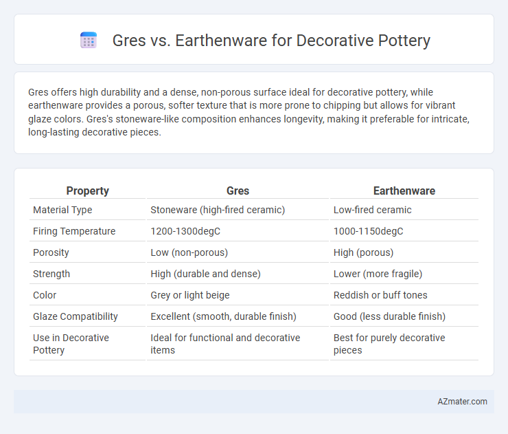 Gres vs. Earthenware for Decorative Pottery - What is The Difference?