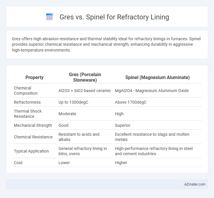 Gres vs. Spinel for Refractory Lining - What is The Difference?