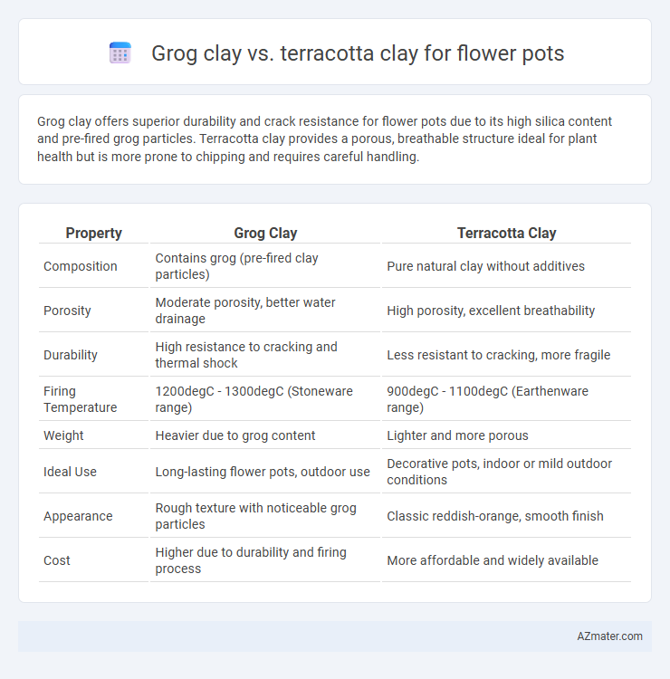 Grog clay vs. terracotta clay for flower pots - What is The Difference?