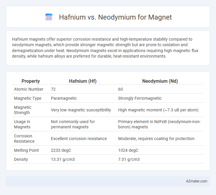 Hafnium vs. Neodymium for Magnet - What is The Difference?