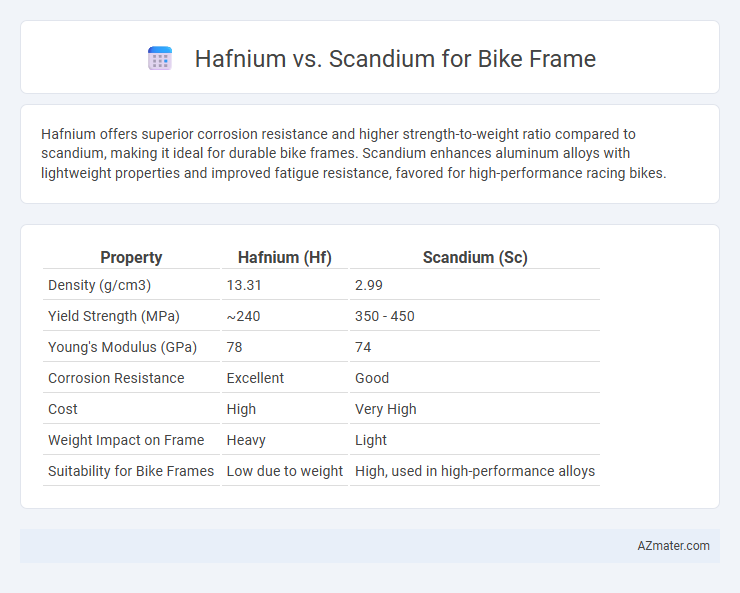 Hafnium vs. Scandium for Bike Frame - What is The Difference?