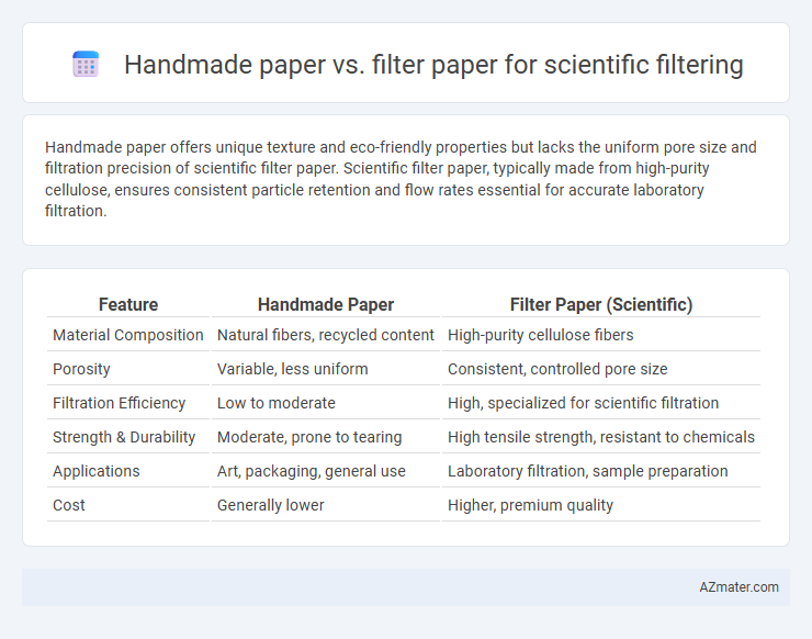 Handmade paper vs. filter paper for scientific filtering - What is The Difference?