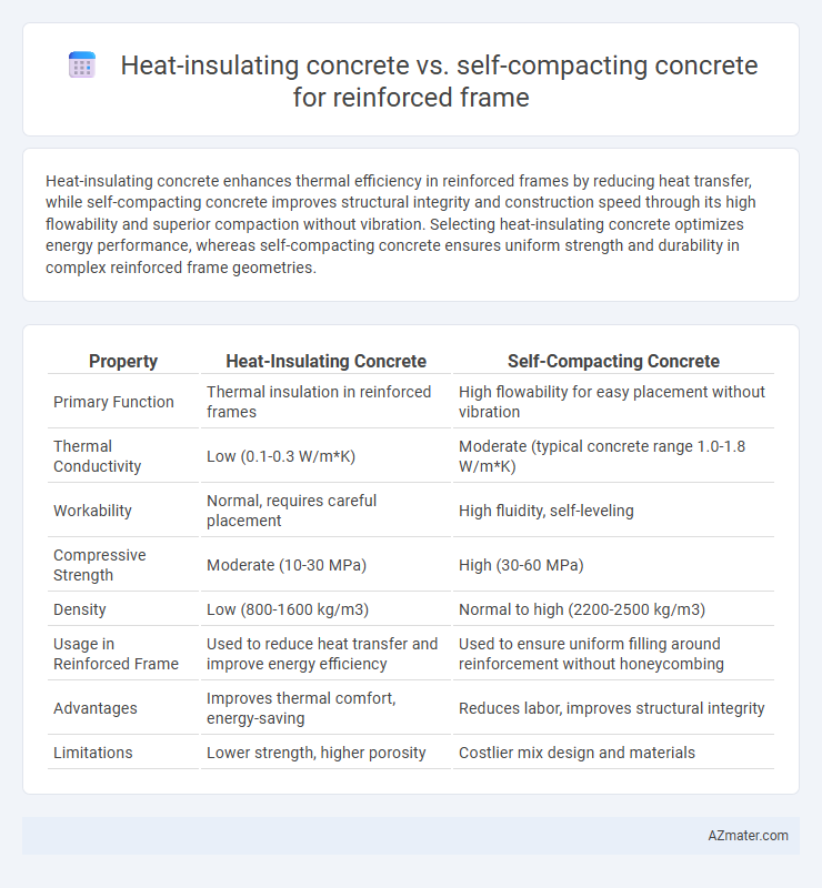 Heat-insulating concrete vs. self-compacting concrete for reinforced frame - What is The Difference?