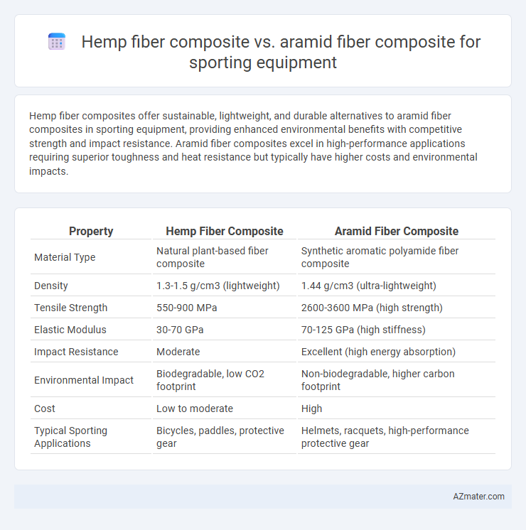 Hemp fiber composite vs. aramid fiber composite for sporting equipment - What is The Difference?