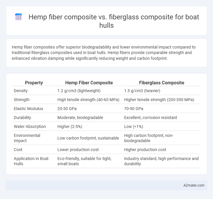 Hemp fiber composite vs. fiberglass composite for boat hulls - What is The Difference?