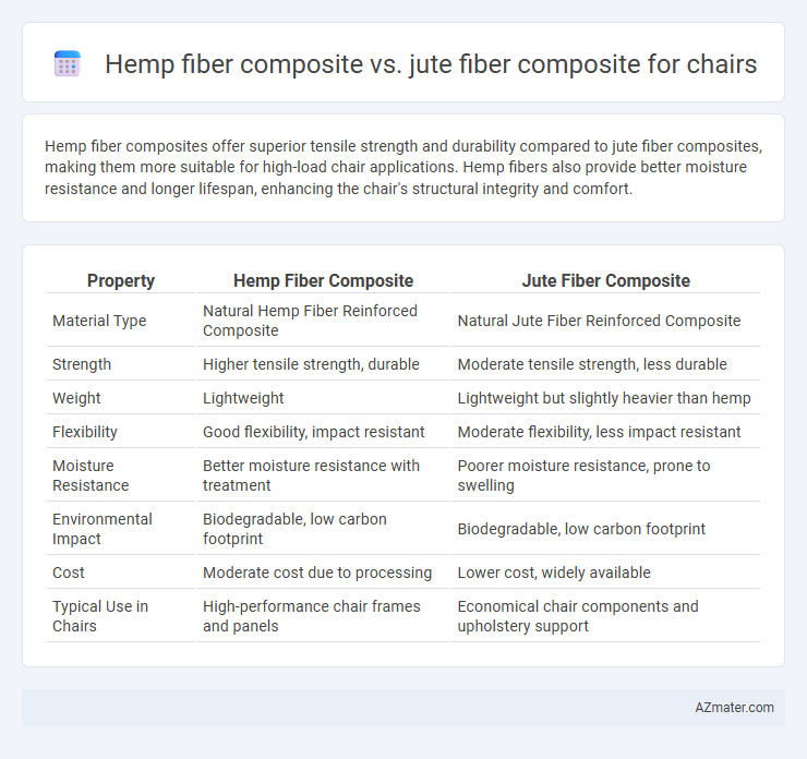 Hemp fiber composite vs. jute fiber composite for chairs - What is The Difference?