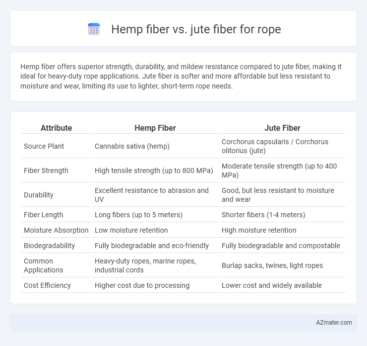Hemp fiber vs. jute fiber for rope - What is The Difference?