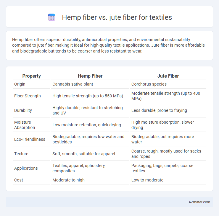 Hemp fiber vs. jute fiber for textiles - What is The Difference?