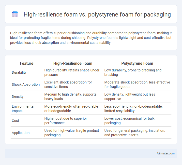 High-resilience foam vs. polystyrene foam for packaging - What is The Difference?