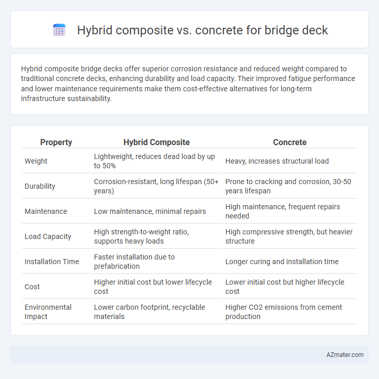 Hybrid composite vs. concrete for bridge deck - What is The Difference?