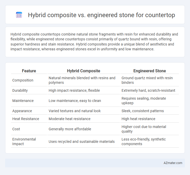 Hybrid composite vs. engineered stone for countertop - What is The Difference?