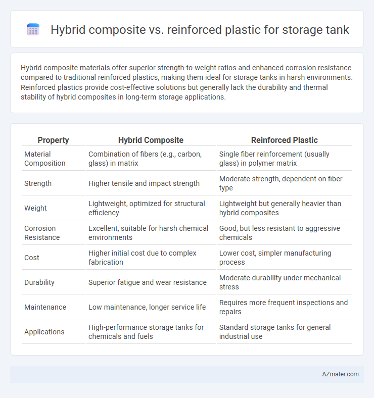 Hybrid composite vs. reinforced plastic for storage tank - What is The Difference?