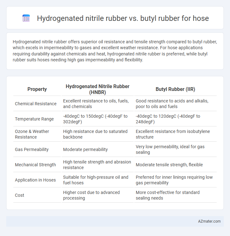Hydrogenated nitrile rubber vs. butyl rubber for hose - What is The Difference?