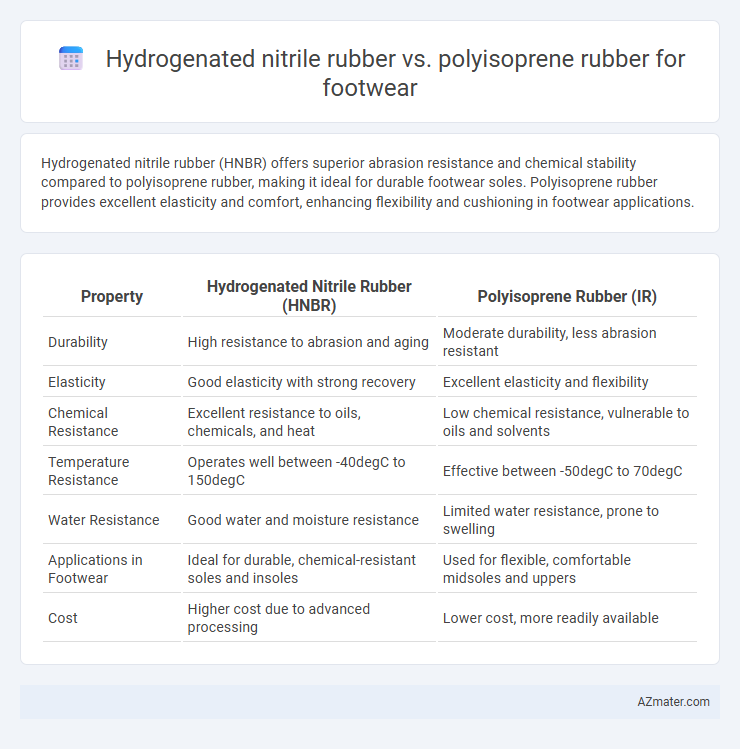 Hydrogenated nitrile rubber vs. polyisoprene rubber for footwear - What is The Difference?