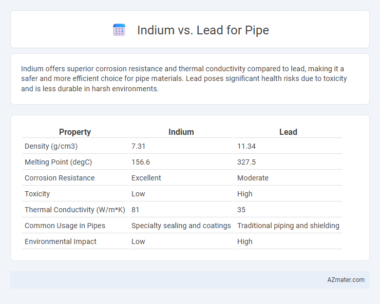 Indium vs. Lead for Pipe - What is The Difference?