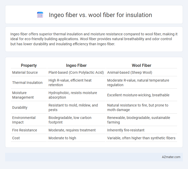 Ingeo fiber vs. wool fiber for insulation - What is The Difference?