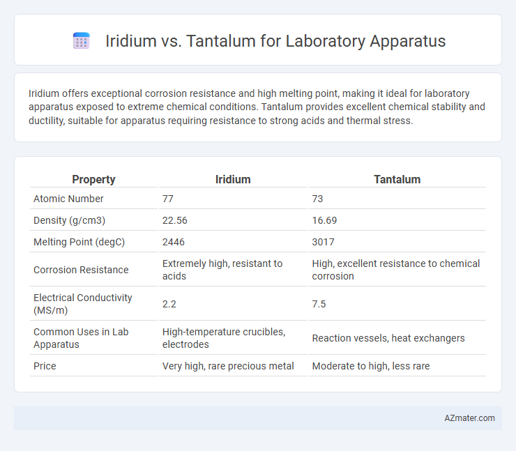 Iridium vs. Tantalum for Laboratory Apparatus - What is The Difference?