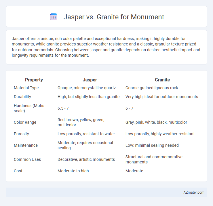 Jasper vs. Granite for Monument - What is The Difference?