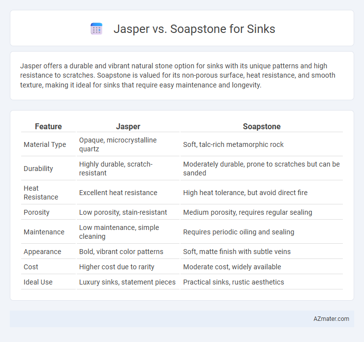 Jasper vs. Soapstone for Sinks - What is The Difference?