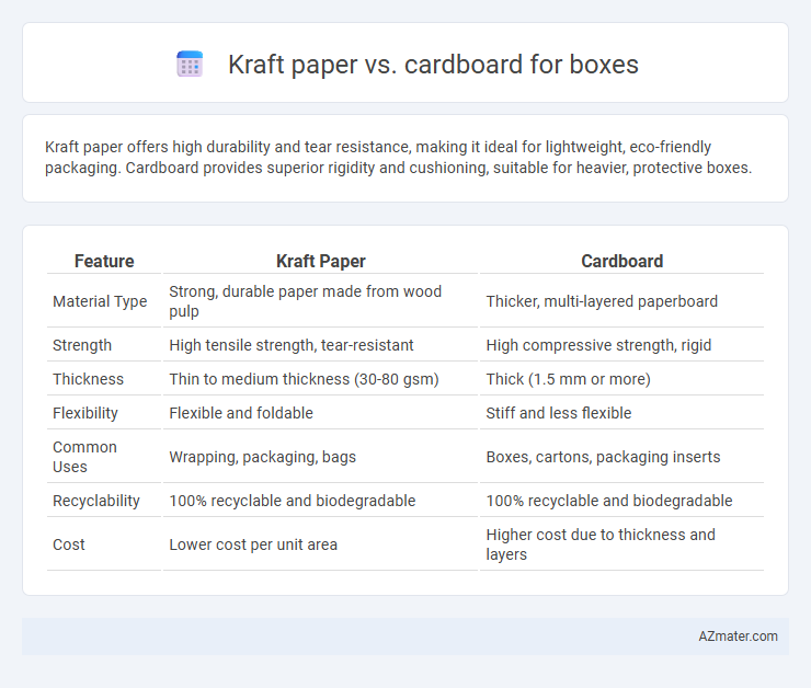 Kraft paper vs. cardboard for boxes - What is The Difference?