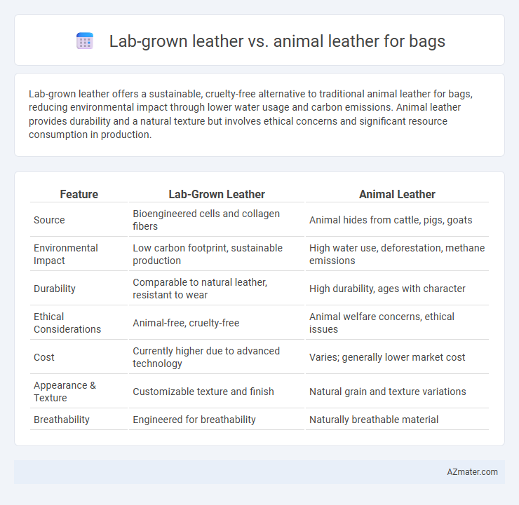 Lab-grown leather vs. animal leather for bags - What is The Difference?