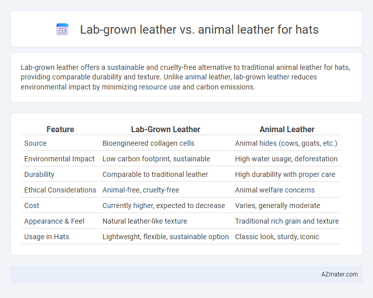 Lab-grown leather vs. animal leather for hats - What is The Difference?