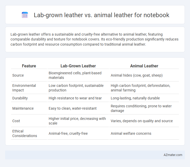 Lab-grown leather vs. animal leather for notebook - What is The Difference?