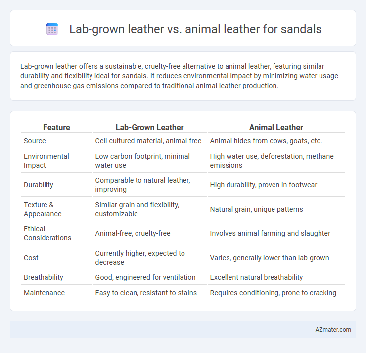 Lab-grown leather vs. animal leather for sandals - What is The Difference?