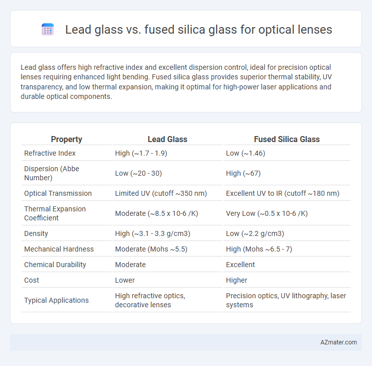 Lead glass vs. fused silica glass for optical lenses - What is The Difference?