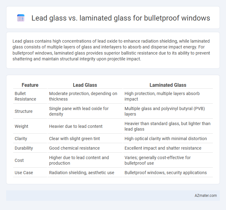 Lead glass vs. laminated glass for bulletproof windows - What is The Difference?