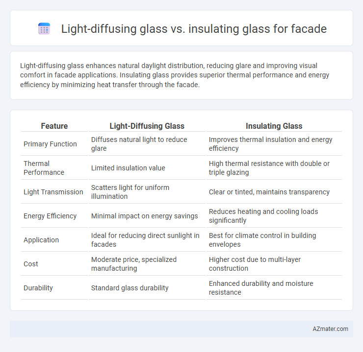 Light-diffusing glass vs. insulating glass for facade - What is The Difference?