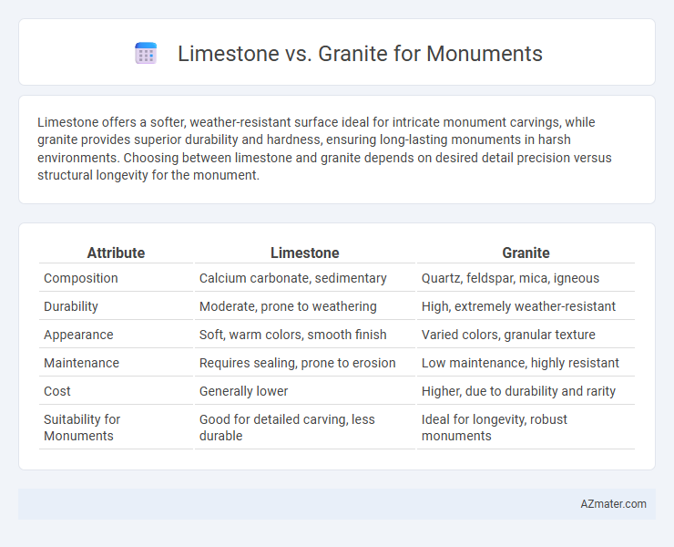 Limestone vs. Granite for Monuments - What is The Difference?