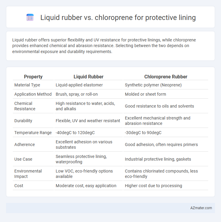 Liquid rubber vs. chloroprene for protective lining - What is The Difference?