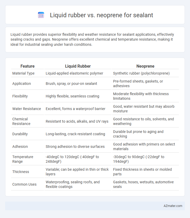Liquid rubber vs. neoprene for sealant - What is The Difference?