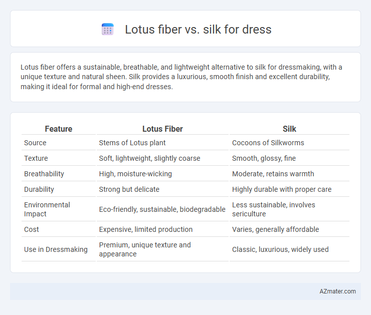 Lotus fiber vs. silk for dress - What is The Difference?