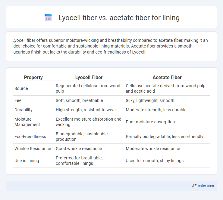 Lyocell fiber vs. acetate fiber for lining - What is The Difference?