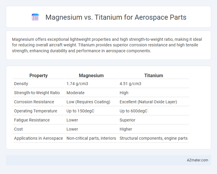 Magnesium vs. Titanium for Aerospace Parts - What is The Difference?