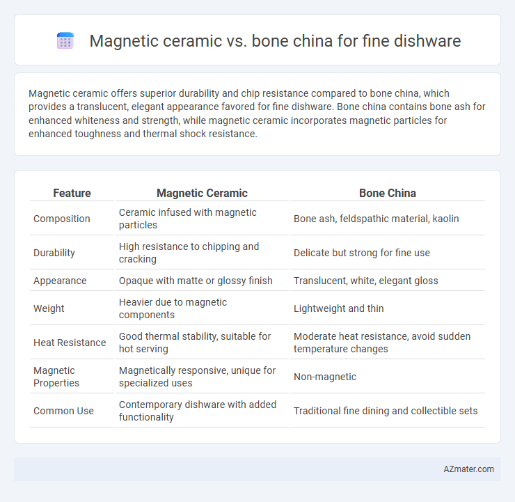 Magnetic ceramic vs. bone china for fine dishware - What is The Difference?